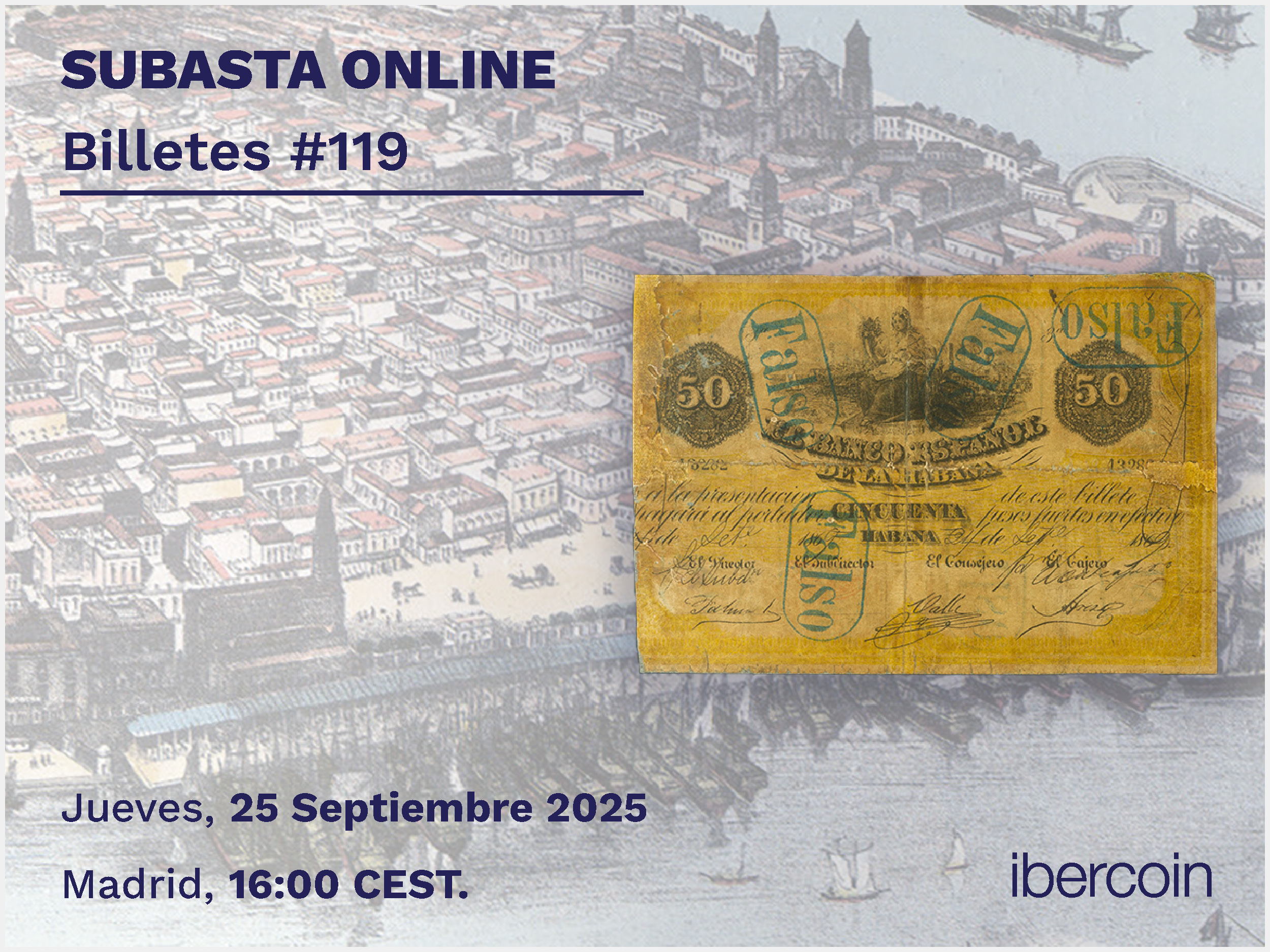Subasta Online Billetes