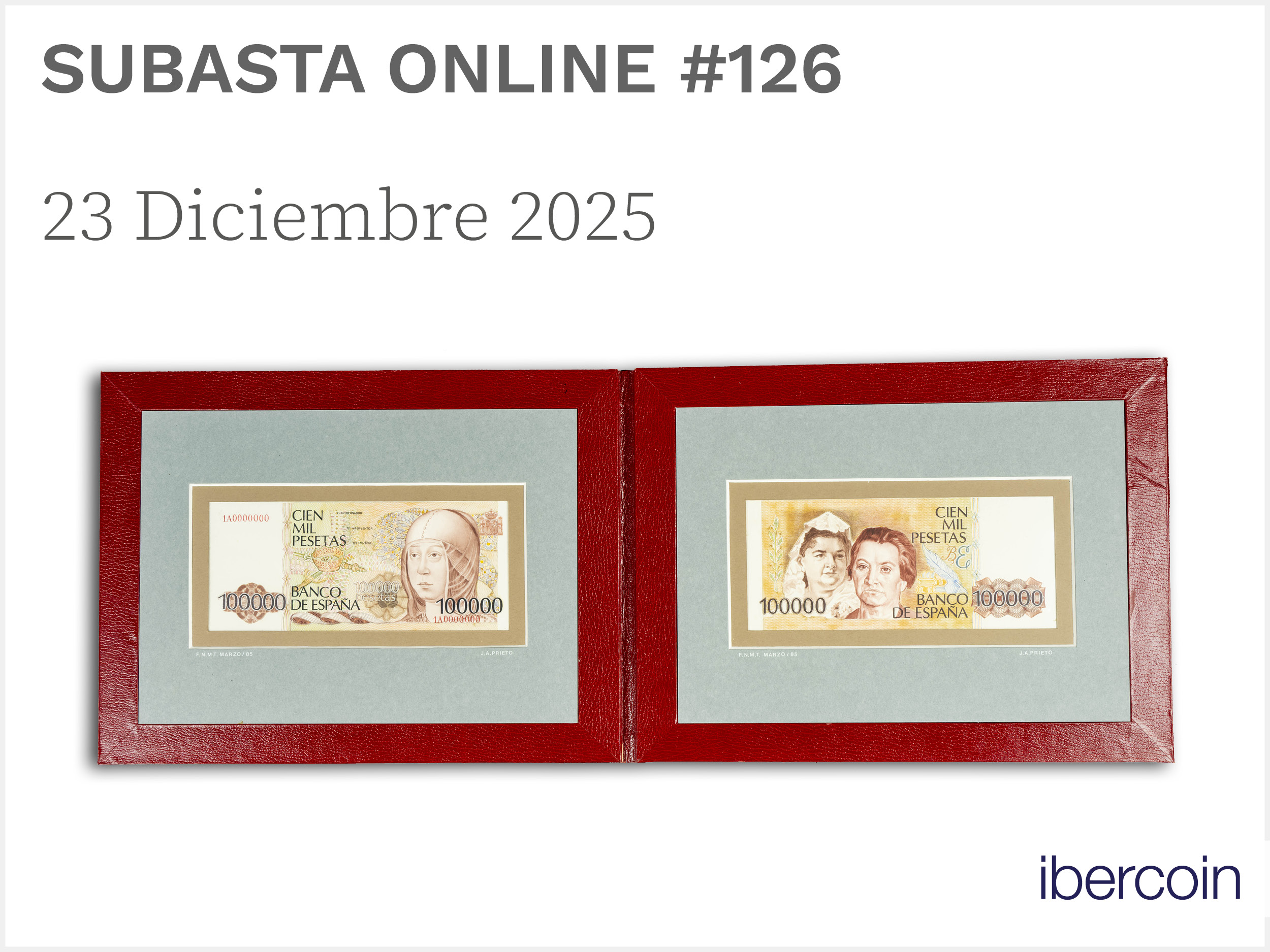 Subasta Online Billetes