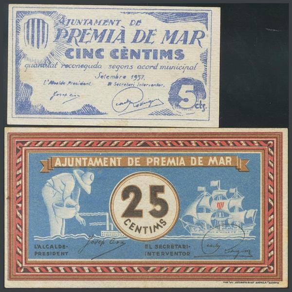 M0000009933 - Spanish Civil War Bank Notes