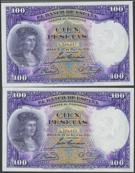 M0000012377 - Spanish Bank Notes
