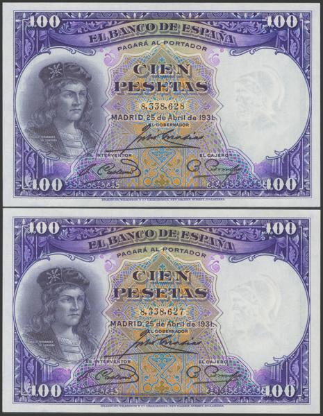 M0000012382 - Spanish Bank Notes