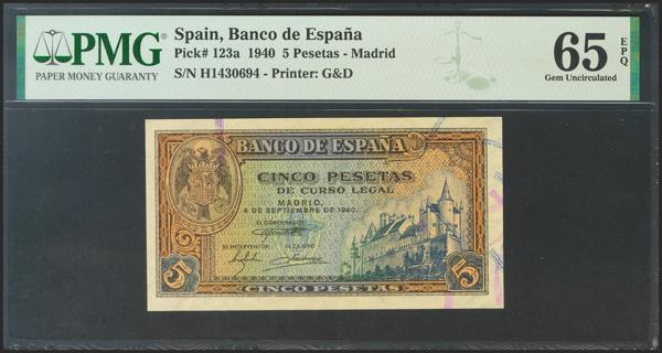 M0000012407 - Spanish Bank Notes